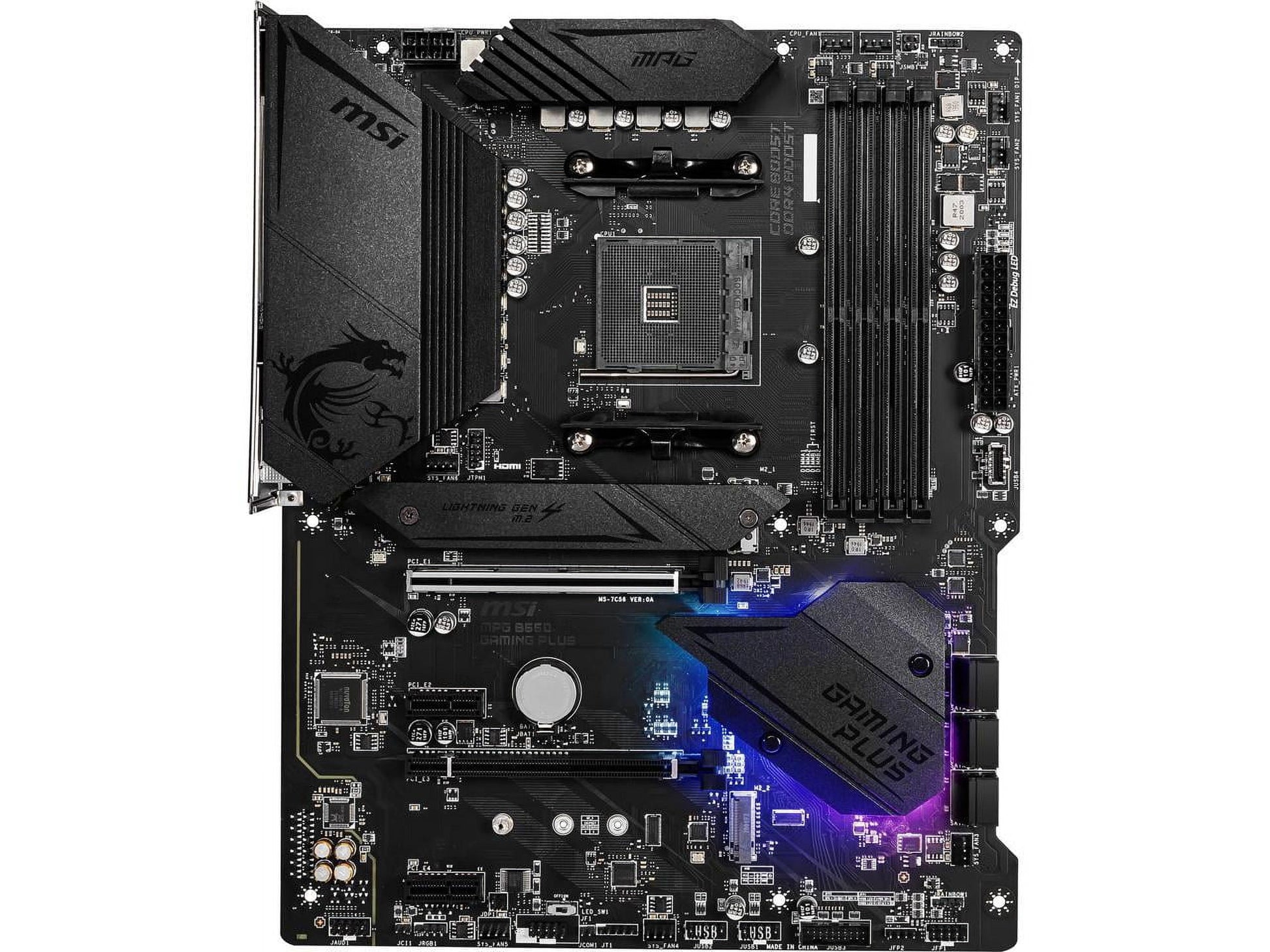 MPG B550 GAMING plus Placa Base De Escritorio Chipset AMD, Socket AM4, ATX